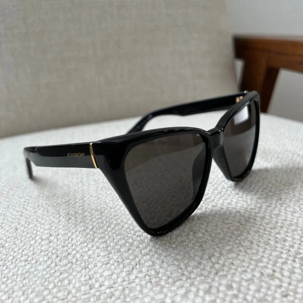Givenchy Black Cat Eye Sunglasses - Picture 6 of 8